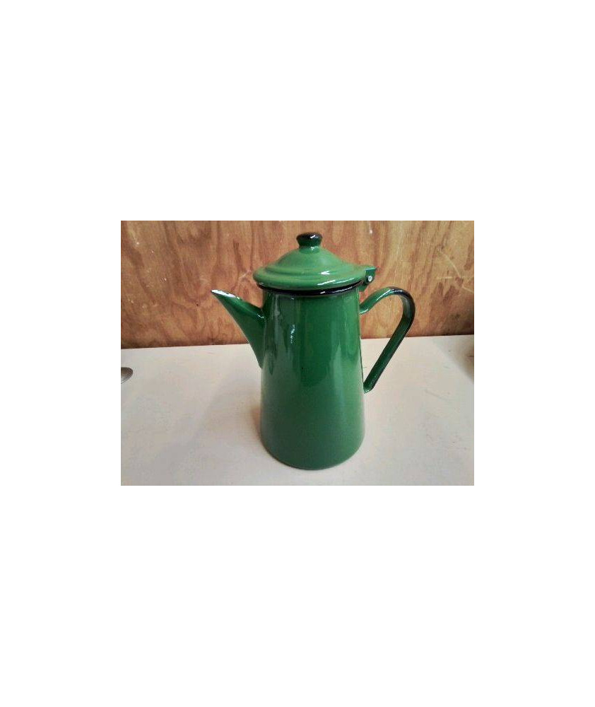 CAFETIÈRE EN TOLE EMAILLEE 