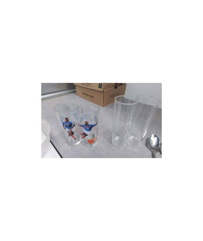 VERRES TUBE X2