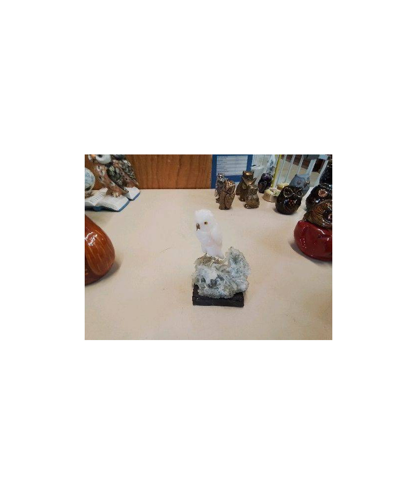 CHOUETTE SUR MINERAUX 