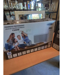 PANNEAU RAYONNANTNCOEUR DE CHAUFFE ALUMINIUM 1500W CARRERA
