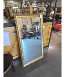 MIROIR RECTANGULAIRE DORÉ 134X74CM