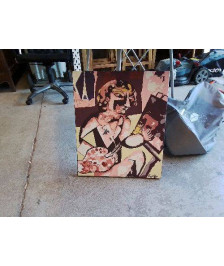 TABLEAU D’ARTISTE AMATEUR DE STYLE CUBISME