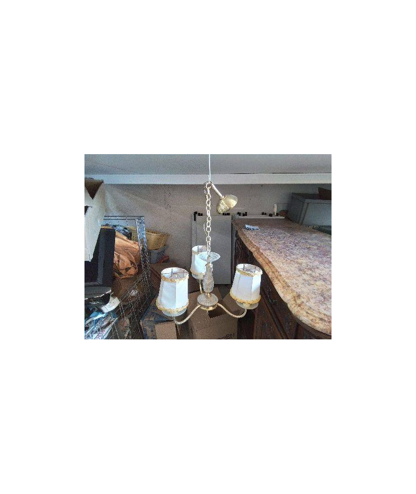 LUSTRE 3 BRANCHES ANNÉE 50