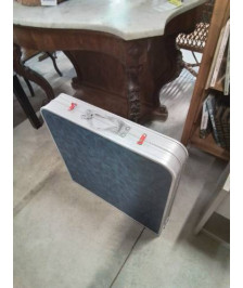 TABLE PLIANTE DE PIQUE NIQUE BLEU PLIANTE AVEC SES 4 TABOURETS QUECHUA