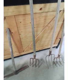 FOURCHE A BECHER ACIER FORGÉ 4 DENTS