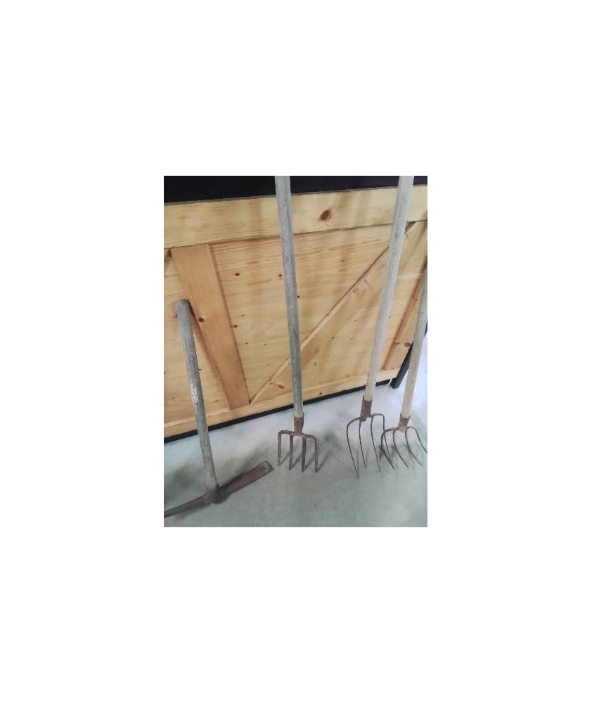 FOURCHE A BECHER ACIER FORGÉ 4 DENTS