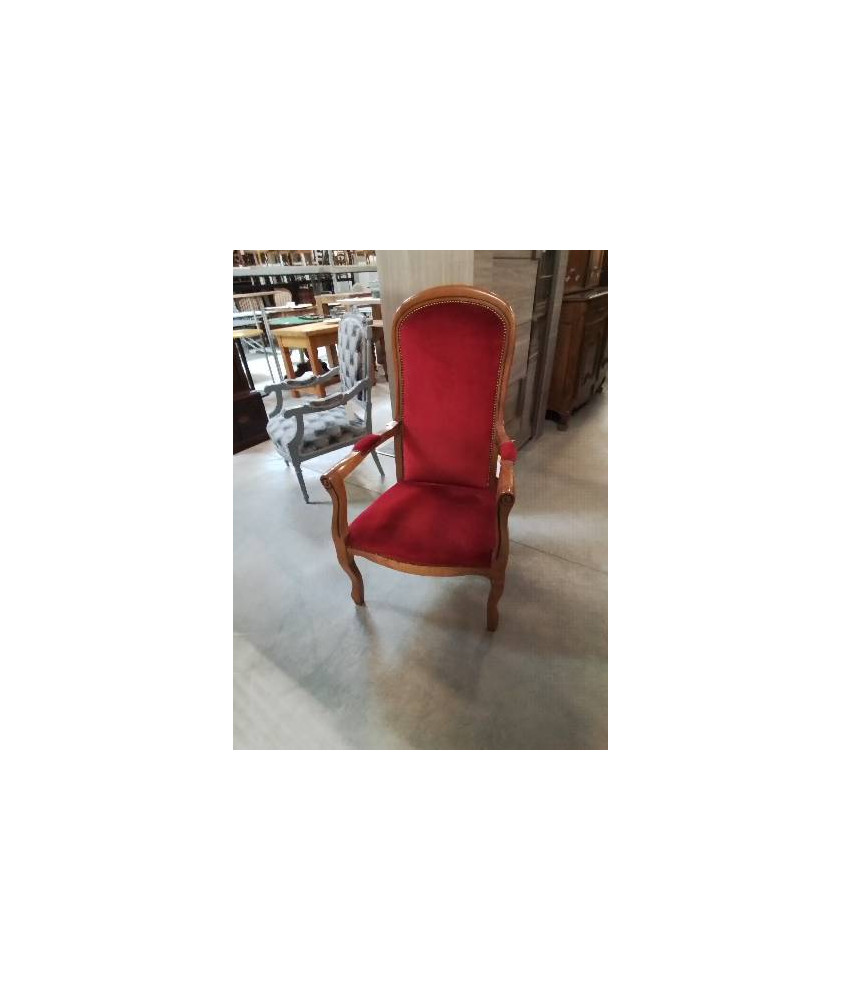 VOLTAIRE HAUT VELOURS ROUGE 