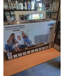 PANNEAU RAYONNANTNCOEUR DE CHAUFFE ALUMINIUM 1500W CARRERA