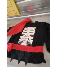 DEGUISEMENT HALLOWEEN SQUELETTE- 5 ANS
