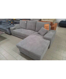 SALON ANGLE VELOURS COTELE CONVERTIBLE  274*180