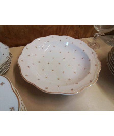 GRAND PLAT DE SERVICE PORCELAINE DE LIMOGES 
