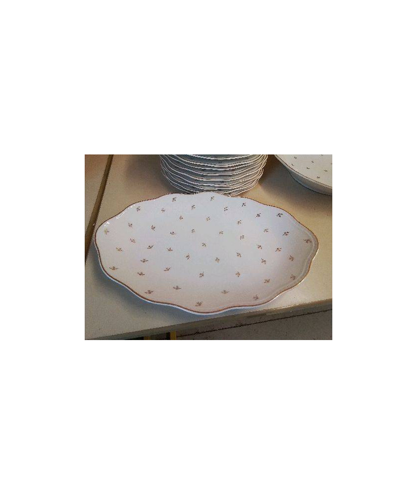 PLAT A SERVICE PORCELAINE DE LIMOGES