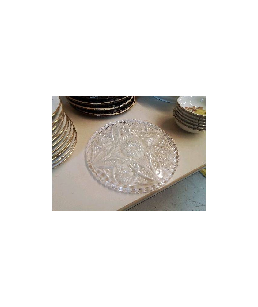 DESSOUS DE PLATN EN VERRE GRAVÉ 