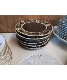 LOT 6 ASSIETTES EN GRÈS 