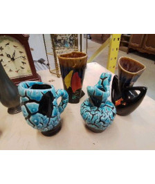 PETITS VASES STYLE VALLAURIS 