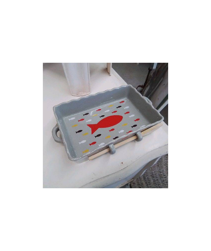 PLAT GRIS POISSONS