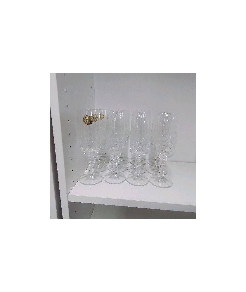 12 FLUTES EN CRISTAL 