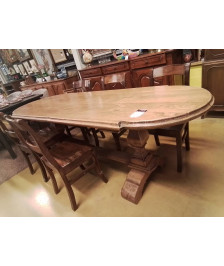 TABLE CHENE 220X76
