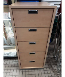 MEUBLE 5 CLAPETS COULEUR BOIS