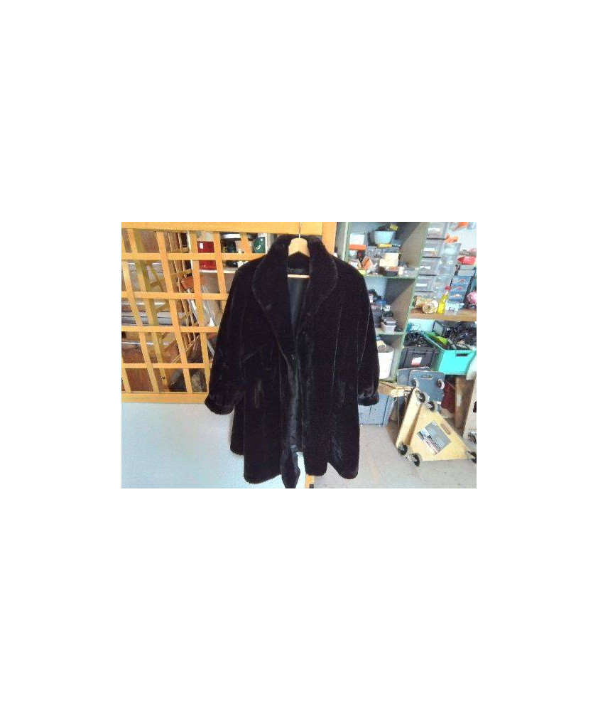 MANTEAU NOIR MICHEL ALEXIS