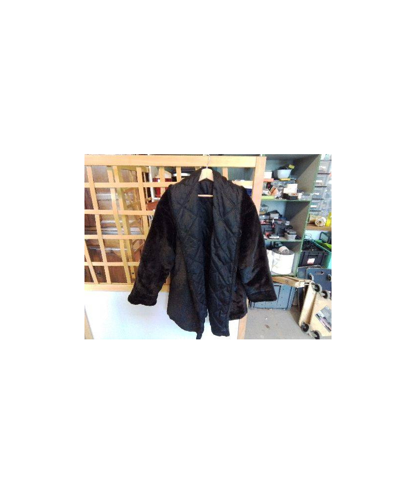 MANTEAU  REVERSIBLE NOIR CAROLL 
