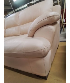 CANAPE CUIR 3 PLACES 