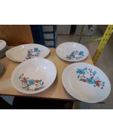 PLAT MOTIF FLORAL 