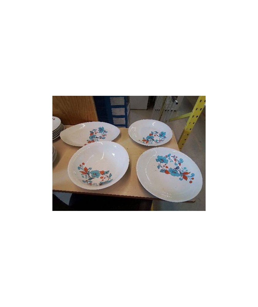 PLAT MOTIF FLORAL 