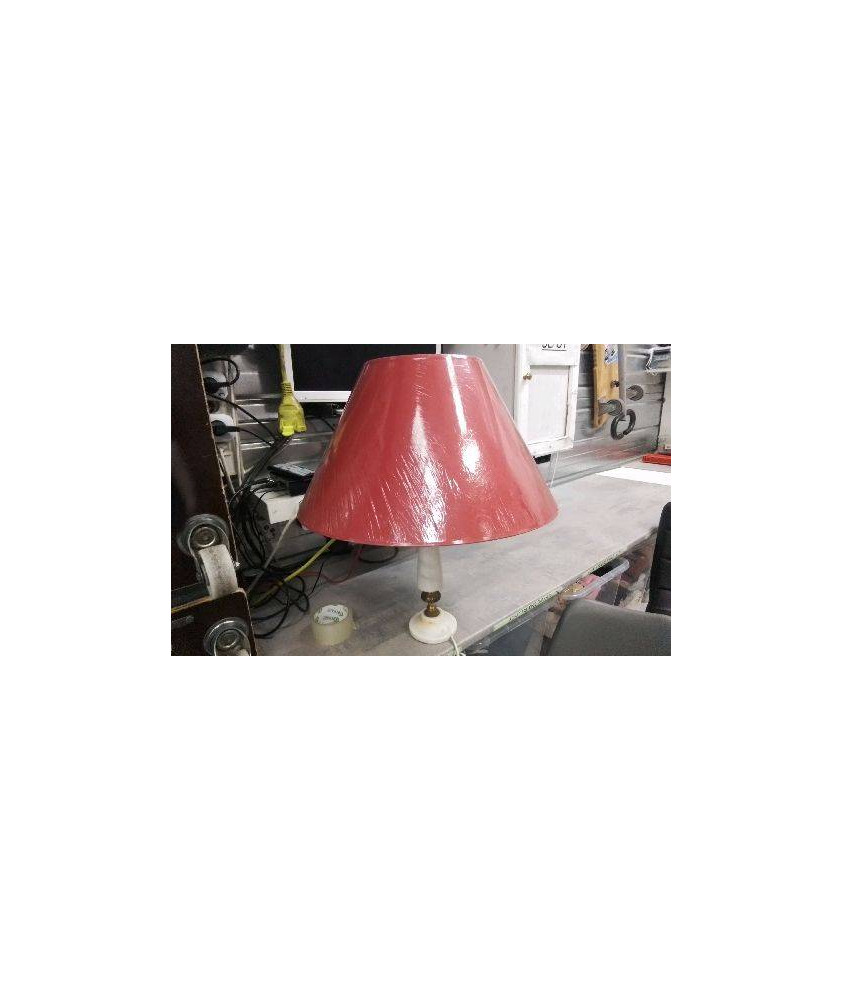 LAMPE A POSER ABATJOUR ROUGE