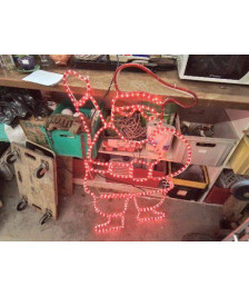 DECORATION LUMINEUSE PÈRE NOËL 