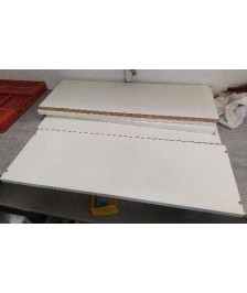 ETAGERE MELAMINEE BLANCHE 76X26