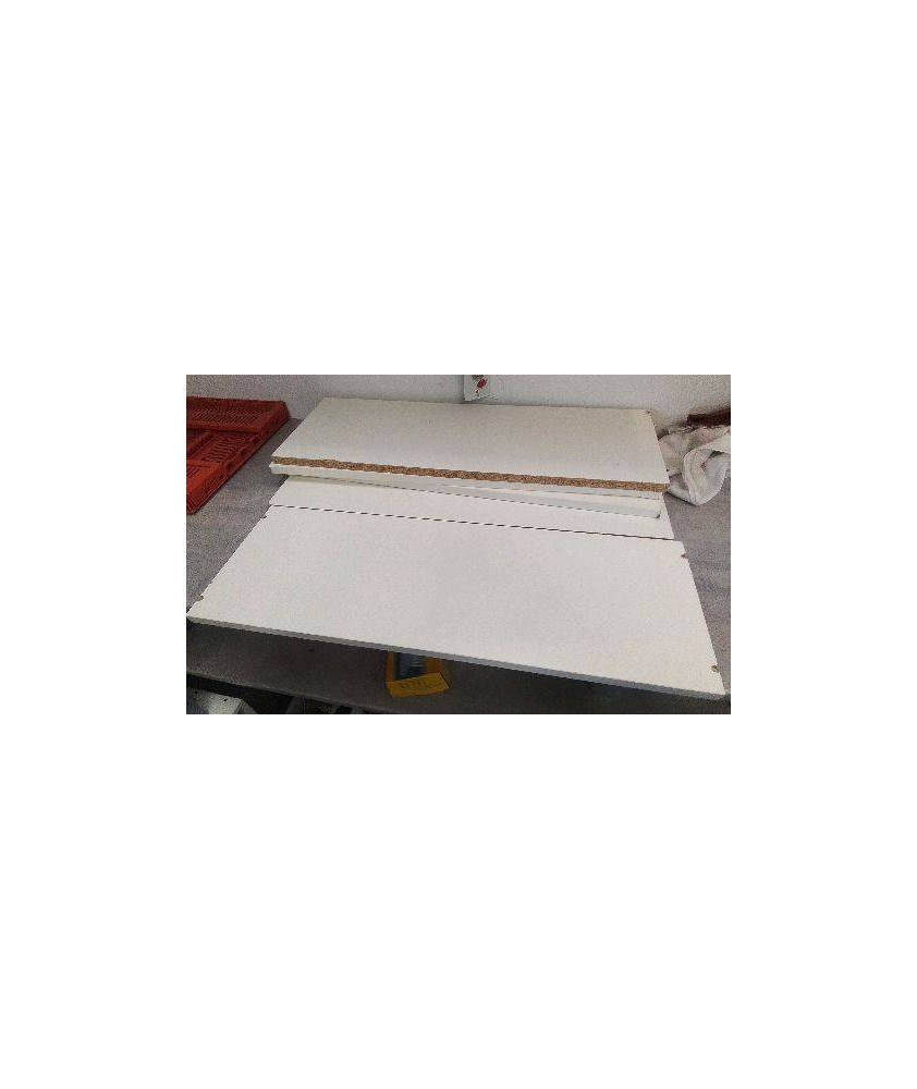 ETAGERE MELAMINEE BLANCHE 76X26