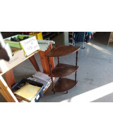 MEUBLE ETAGERE D’ANGLE- BAS - EN ETAT