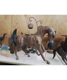 CHEVAL EN CUIR 
