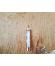 THERMOMÈTRE CADRE EN CUIVRE 