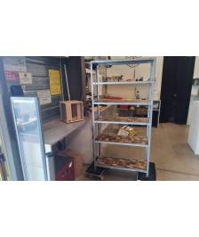 ETAGERE METALLIQUE 6 NIVEAUX