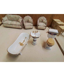 MEUBLE SALLE DE BAIN MAISON DE POUPEE
