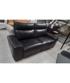 CANAPE CUIR NOIR