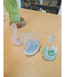 CYGNE VERRE SOUFFLÉ 