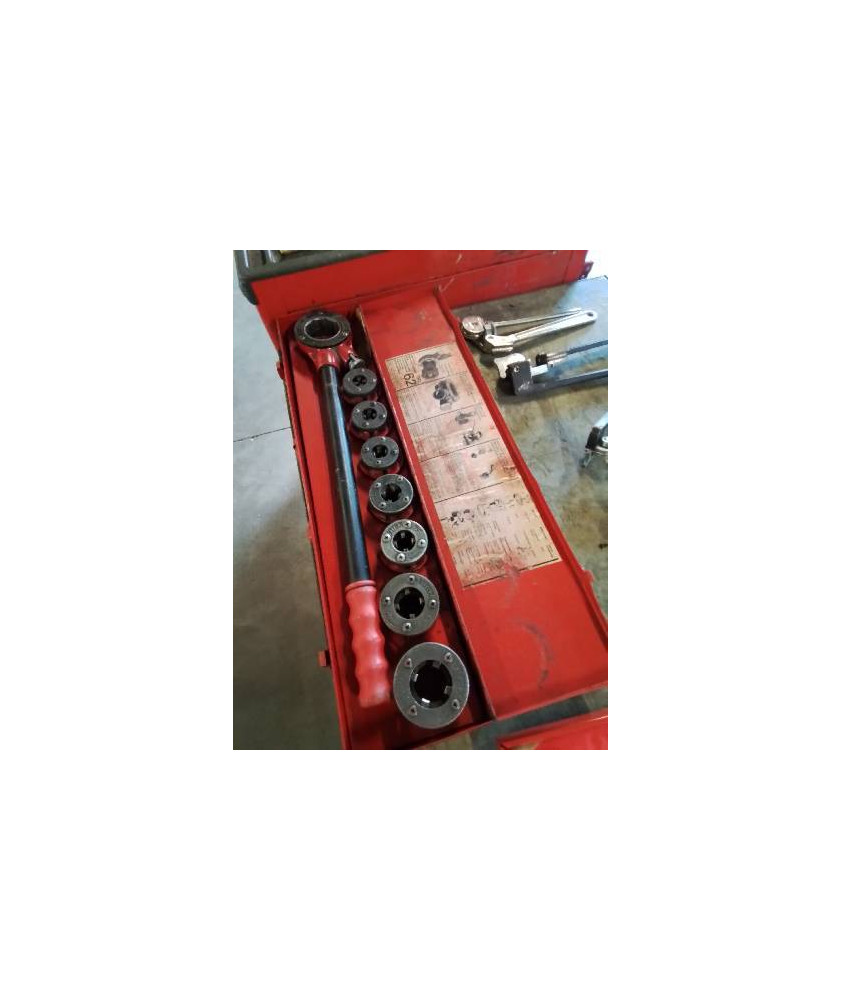 COFFRET FILIÈRE MANUEL VIRAX TÊTES INTERCHANGEABLE DE 1/8 A 1 1/4 