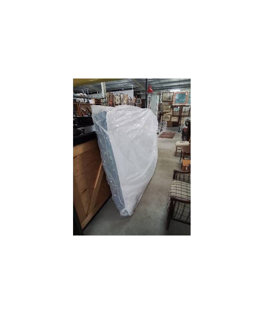 MATELAS A RESSORTS ENSACHÉS TISSU GRIS  140X190CM