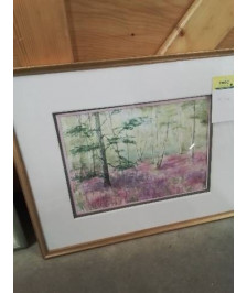 AQUARELLE FORÊT COLETTE PRUDHOMME 