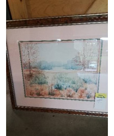 AQUARELLE FORÊT COLETTE PRUDHOMME 