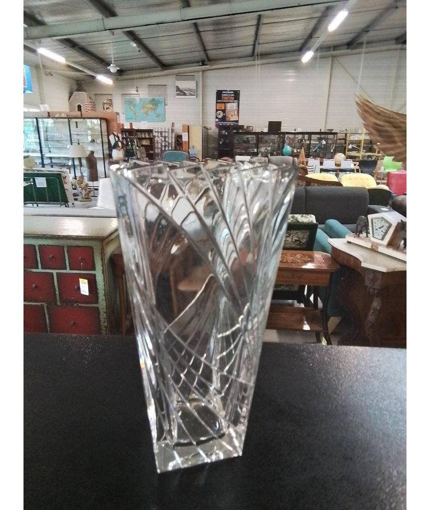 VASE CRISTAL DE BOHÊME JIHLAVSKE SKLARNY 24.5