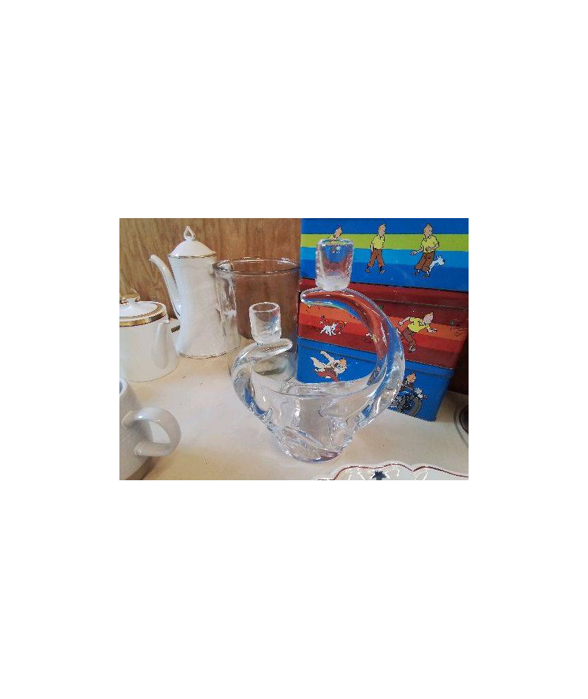 BOUGEOIR EN CRISTAL 
