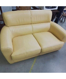 CANAPÉ 2 PLACES JAUNE ROCHEBOBOIS