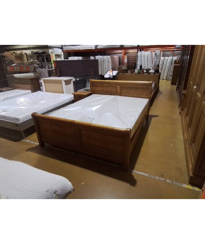 LIT 160X200 +SOMMIERS CHENE MASSIF 