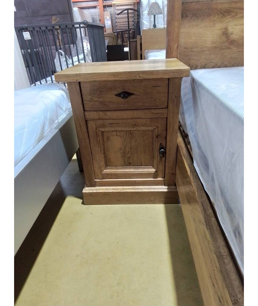 CHEVET LA PAIRE CHENE MASSIF 