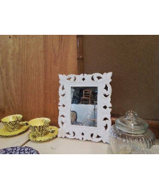 PETIT MIROIR BLANC