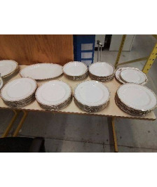 LOT DE 6 ASSIETTES PLATES